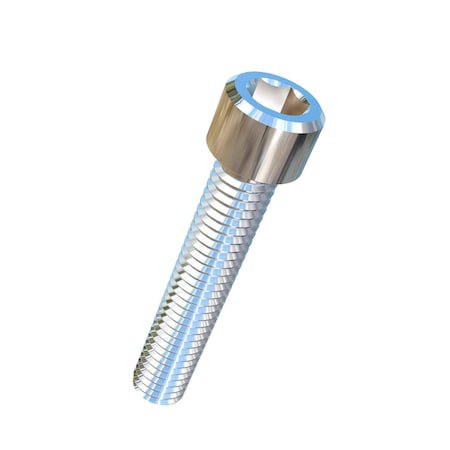 Allied Titanium 3/8"-16 Socket Head Cap Screw, Standard, Plain Titanium, 2 in Length 0017036